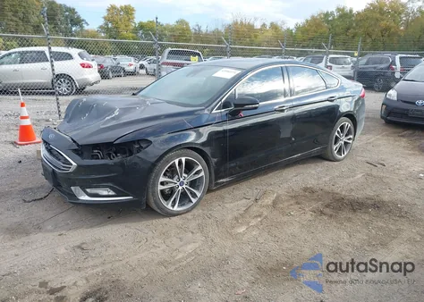 2017 Ford Fusion Titanium из США, поврежденный, VIN 3FA6P0K93HR163504